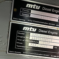 MTU 600 kW DS600 12