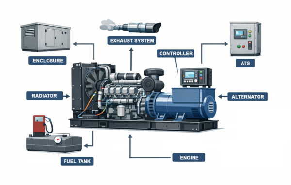 Generator Set Infographic