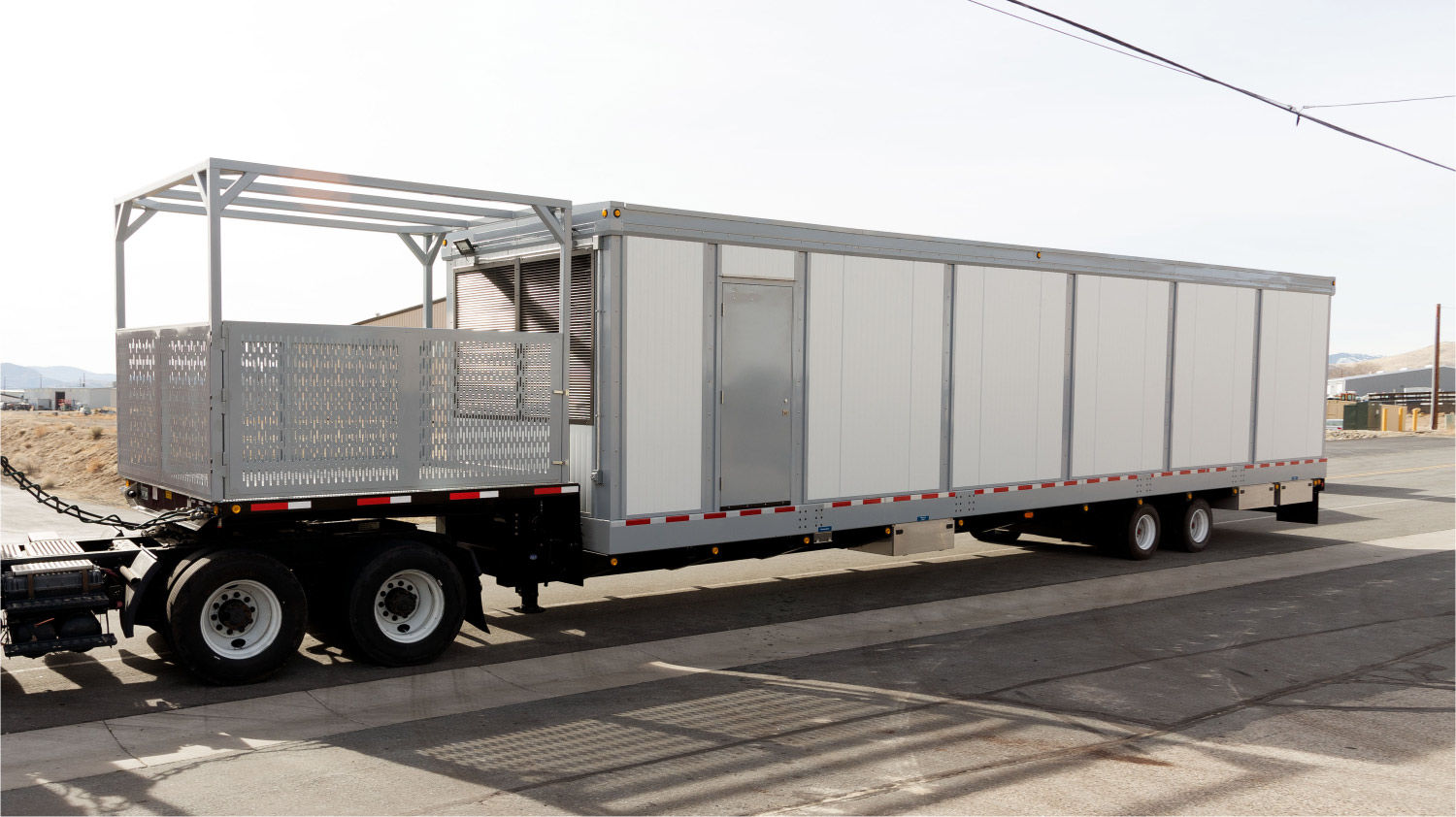 UPS Backup Power System Trailer